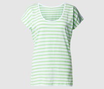 T-Shirt mit Streifenmuster