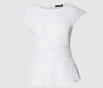 Blusenshirt mit Lochstickerei