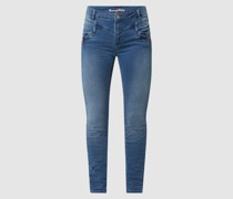 Slim Fit Jeans mit Stretch-Anteil Modell 'Florida'
