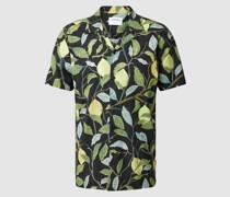 Freizeithemd mit Allover-Motiv-Print
