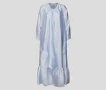 Midikleid mit grafischem Allover-Muster