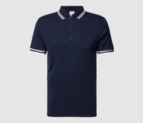 Slim Fit Poloshirt mit Label-Detail Modell 'TOULOUSE'