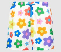 Badehose mit Allover-Muster Modell 'GUSTAVIA'