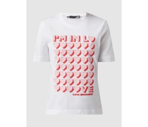 T-Shirt mit Herz-Prints