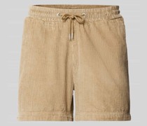 Regular Fit Shorts mit elastischem Bund Modell 'Scotch'