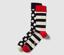 Socken mit Allover-Muster im 2er-Pack Modell 'Classic Big Dot'