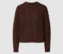 Strickpullover mit Strukturmuster Modell 'CASSANDRA'