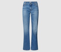 Jeans mit Label-Patch Modell 'CROSBY'