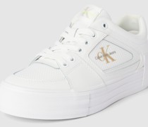 Sneaker aus beschichtetem Leder-Mix Modell 'BOLD'