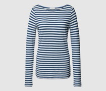 Longsleeve aus Baumwolle mit Streifenmuster