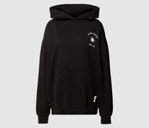 Oversized Hoodie mit Label-Print Modell 'SIENA'