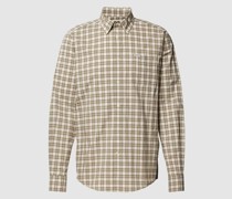 Tailored Fit Freizeithemd mit Gitterkaro Modell 'Lomond'