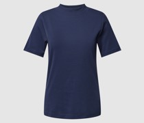 T-Shirt mit Stehkragen