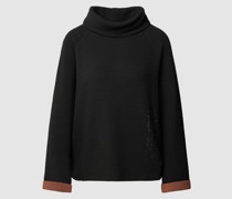 Pullover mit Ziersteinbesatz