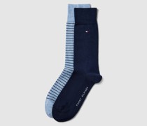 Socken mit Logo-Stitching im 2er-Pack