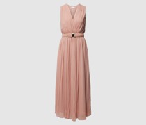 Abendkleid aus Chiffon mit Plisseefalten Modell 'CAMELIA'
