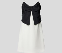 Minikleid in Two-Tone-Machart