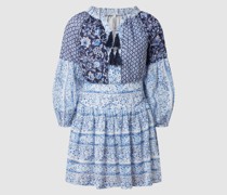 Kleid mit Allover-Muster Modell 'Jess'