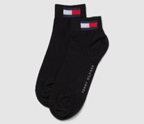 Socken mit Label-Detail im 2er-Pack Modell 'MEN QUARTER 2P FLAG'