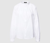 Bluse mit Stehkragen