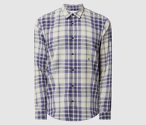 Regular Fit Leinenhemd Modell 'Linaas'
