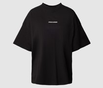 Oversized T-Shirt mit Label-Print Modell 'Culla'