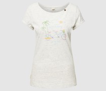 T-Shirt aus Bio-Baumwolle Modell 'FLORAH PRINT ORGANIC GOTS'