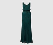Abendkleid mit Zierbesatz