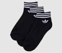 Sneakersocken mit Logo-Print im 3er-Pack