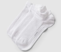 Sneakersocken mit Label-Detail im 3er-Pack