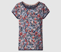 T-Shirt mit floralem Muster