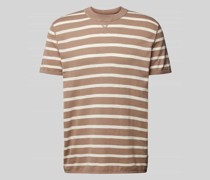 T-Shirt mit Rundhalsausschnitt Modell 'Peer'