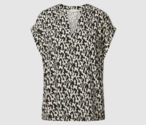 Blusenshirt mit Allover-Muster
