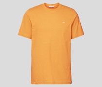 T-Shirt mit Label-Print