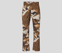 Hose mit Camouflage-Muster