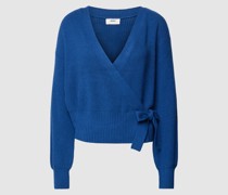 Strickjacke in Wickel-Optik Modell 'MALENA'