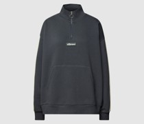 Sweatshirt mit Label-Patch Modell 'FILIPPA'