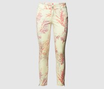 Hose mit Allover-Muster Modell 'ITALY'
