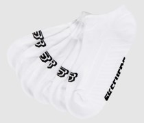 Sneakersocken mit Label-Details im 6er-Pack