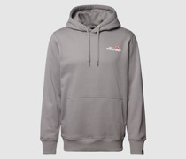 Hoodie mit Label-Print Modell 'Olevano'
