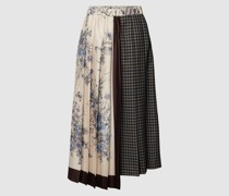 Faltenrock in Two-Tone-Machart Modell 'WALK'