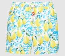 Badehose mit Allover-Muster Modell 'LIGHTING'
