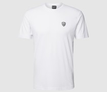 T-Shirt mit Label-Detail