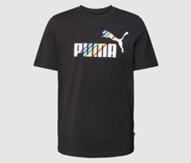 T-Shirt mit Label-Print Modell 'LOVE IS LOVE'