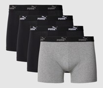 Boxershorts mit elastischem Logo-Bund im 4er-Pack