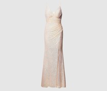 Abendkleid mit Paillettenbesatz