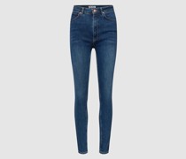 Skinny Fit High Waist Jeans im 5-Pocket-Design