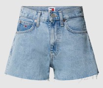 Shorts mit Label-Stitching Modell 'HOT PANT'