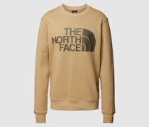 Sweatshirt mit Label-Print und Rundhalsausschnitt