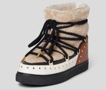 Boots mit Label-Detail
